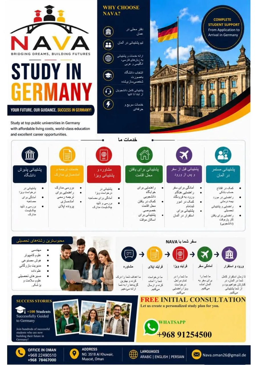 🇩🇪 NAYA — اوسبیلدونگ Ausbildung در آلمان — تحصیل و کار برای ایرانیان