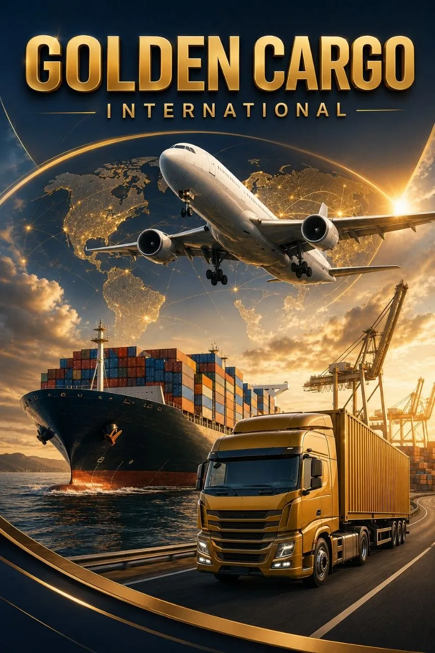 🚛 Golden Gateway Cargo — ارسال و حمل کالا به سراسر جهان — دریایی، هوایی، ترخیص گمرک